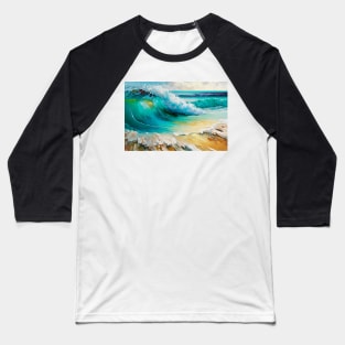 Bursting wave Baseball T-Shirt